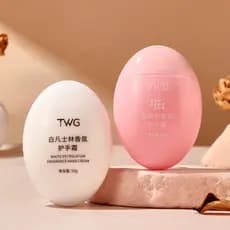 Fragrância ovo de ganso creme para as mãos hidratante branco vaselina niacinamida Anti-congelamento reparação de rachadu