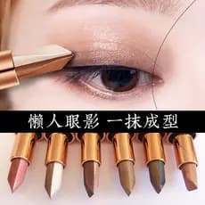 Xiaohongshu recomendado preguiçoso de duas cores sombra vara perolada cor da terra moldagem de um toque à prova dwaterpr