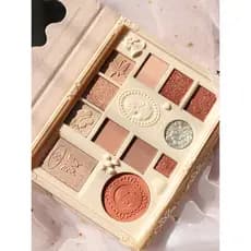 Pequeno livro vermelho mais vendido!Paleta de sombras de renda ins Super quente barato perolado fosco iluminador Blush s