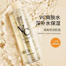 Toner VC genuíno, grande capacidade, 500ml, hidratante, hidratante, estudante, garrafa grande, loção molhada, aplicar