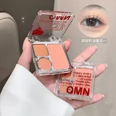 QMN querida nuvem fio paleta de sombra Tricolor sombra perolado fosco terra cor paleta sombra Nude série cor maquiagem d