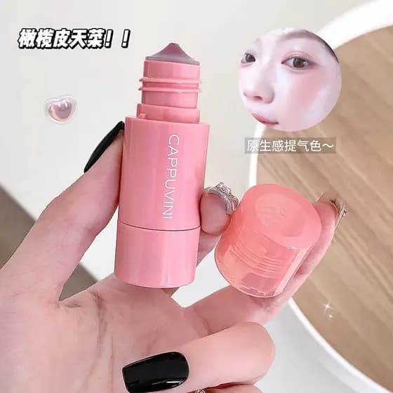 Cappuvini Liquid Blush Rouge Matte Baixa Saturação Blush Pó Beleza Monocromática Expansão Cor Estudante Blush