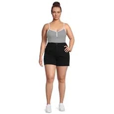 150kg em forma de maçã gordura mm Plus Size Shorts jeans femininos verão cintura alta estiramento calças quentes mais ma
