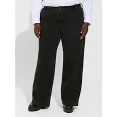 100kg 150kg plus size gordura M feminino solto cintura alta reta perna larga perna larga Jeans retos