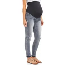 100kg Plus Size Roupas Femininas Comércio Exterior Europeu Americano Único Gordo MM Cintura Alta Stretch Mulheres Grávid