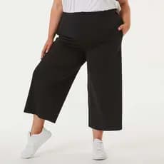 100kg roupas femininas Plus Size gordura MM verão recortado tornozelo comprimento calças de perna larga perna grande cal