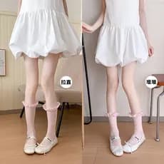 Listrado costura renda bezerro meias menina doce all-match verão moda all-match Mid-Tube Lolita Pi