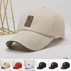 Primavera simples boné de beisebol de três abas masculino protetor solar chapéu de sol Casual chapéu de golfe de verão