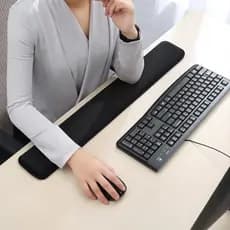 2027 novo estilo teclado longo descanso de mão Mouse almofada de pulso jogo escritório memória espuma descanso de pulso
