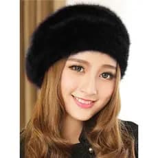 Chapéu feminino chapéu de inverno boina feminina versão coreana quente malha lã chapéu pintor britânico moda novo produt