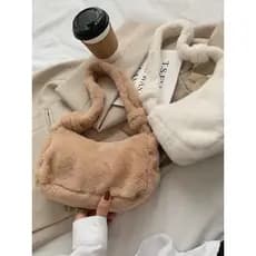 Versão coreana outono inverno Mini saco peludo moda feminina bonito de um ombro axilas saco de pelúcia All-Match mão-car