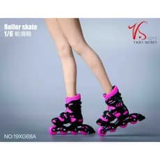 Estoque pronto VSTOYS 1/6 Patins Patins Patins Adequado para Bonecas de Soldados Femininos Corpo Feminino Emborrachado