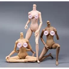 Estoque pronto 1/6 corpo de soldado feminino modelo Tianyi sereia sentado meio encapsulado borracha ombro estreito fino