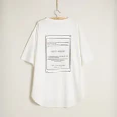 Algodão boa exportação Original 100% algodão manga média camiseta senhoras manga de cinco pontos solto mais magro olhar