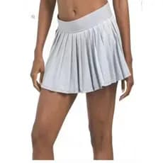 Saia de tênis ao ar livre feminina verão saia plissada Anti-reflexo Fitness correndo de secagem rápida elástico Ultra-cu