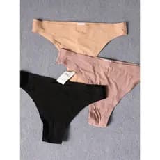 Esportes femininos Fitness cintura média baixa sem costura meio envoltório quadril roupa interior garfo alto dança tanga