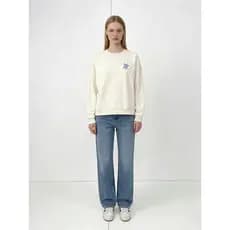 D5 Dinamarca Light Luxury ~ Primavera Flor Comércio Exterior Última Ordem 26 Primavera Novo Estilo Feminino Gola Redonda