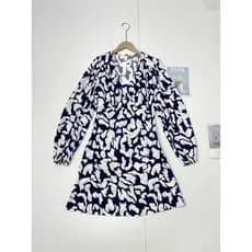 F3 oferta especial Original 75 ~ 25 outono novo estilo comércio exterior pulôver com decote em V manga comprida vestido