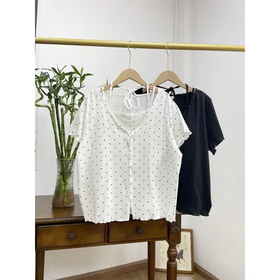 Pedido diário de exportação A3 ~ 26 verão novo estilo feminino tamanho grande bolinhas lantejoulas estilingue + cardigã