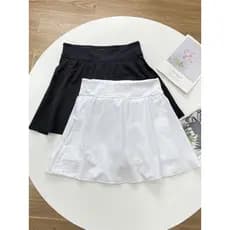 Y1 Culottes estilo esportivo ~ exterior único puro Yuan senhoras saia quadril saia curta 26 verão de alta qualidade Casu