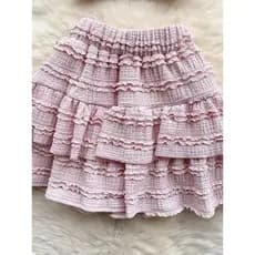 Saia de bolo com costura de renda francesa saia feminina puro desejo estilo balé saia de cintura alta saia evasê saia br