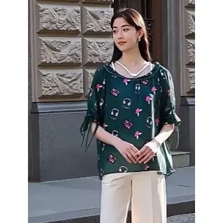 Lixin Desconto Roupas Femininas P Flutuante 2 Série Aleatório Elegante Charme Fora do Ombro Confortável Chiff de Duas Pe