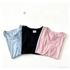 Seda gelo Modal com decote em V camiseta feminina verão tamanho grande mais magro olhar respirável estiramento Homewear