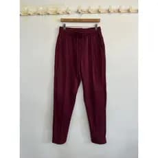 Senhoras versão líquida velo sweatpants solto mais magro olhar calças retas All-Match quente Casual sweatpants T93-162