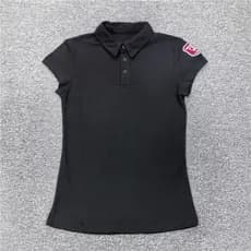 Comércio exterior última ordem novo estilo feminino lapela camisa POLO de manga curta magro-ajuste esportes Casual All-M