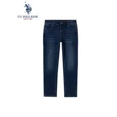 Uspoloassn American Poloassn Association Outono Calça Jeans reta masculina lavada Slim fit calça Casual