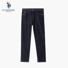 Uspoloassn American Poloassn Association Primavera Outono Calça Masculina Slim-fit de Perna Reta Confortável Stre