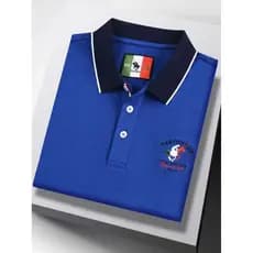 2025 verão camiseta meia manga roupas superiores puro algodão Paul camisa Casual de manga curta camiseta masculina cor s