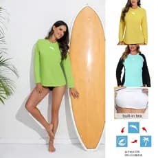 Doudouding UPF50 + Oversized Fat Granny Senhoras Multicolor Sports Top Correndo Manga Longa Confortável Respirável com A