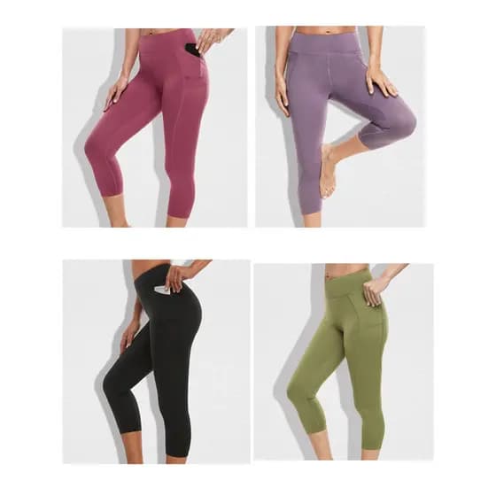 DDD Original único calças esportivas magro elástico fundo abdômen estreitando Yoga calças cortadas ao ar livre correndo