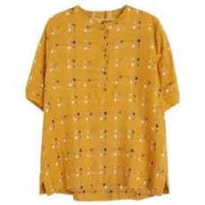 Padrão de roupas padrão de Design 1221 tamanho grande algodão linho solto meia manga camisa estilo padrão DIY1: 1 costur