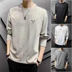 Roupas de trabalho masculinas de manga comprida camisa de fundo roupas de outono resistente à sujeira resistente ao desg