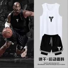 Kobe Irving Curry mesmo estilo basquete terno esportivo masculino estudante estilo americano de secagem rápida sem manga