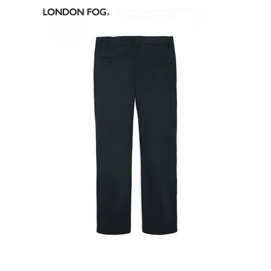LONDRES FOG/LONDON FOG Calças masculinas verão estilo fino 100% algodão calças casuais de negócios Slim fit calças compr