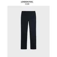 LONDRES FOG/LONDON FOG Calça masculina reta Casual de negócios Micro-elástica confortável fina verão algodão calças comp