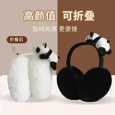 Dobrável de pelúcia crianças quente earmuffs meninas outono inverno earmuffs aquecedores de ouvido ao ar livre anticonge