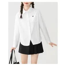 Tailor Academy AS151 Design Sense POLO Collar Camisa de manga comprida Padrão Camiseta feminina Base Camisa Padrão Placa