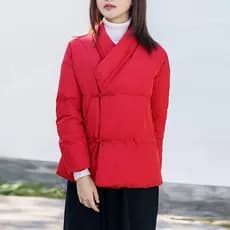 Academia de alfaiataria AG120 Padrão de roupas de ano novo Estilo chinês Jaqueta acolchoada de algodão Jaqueta acolchoad