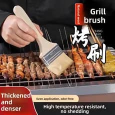 2026 novo estilo escova de churrasco escova de lã de qualidade alimentar escova de óleo de churrasco cozinha panqueca es