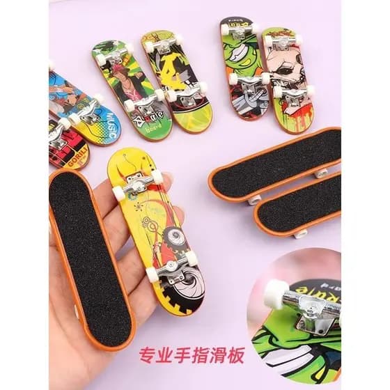 Dedo skate criativo liga dedo skate brinquedo descompressão Mini conjunto presente do estudante ponta do dedo dança fosc
