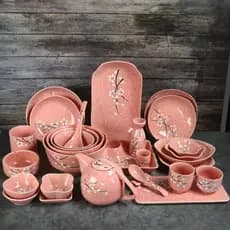 Estilo japonês pintado à mão cor Underglaze talheres de cerâmica comida doméstica prato de peixe cozido no vapor tempero