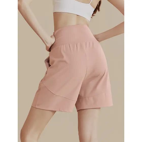Tamanho grande solto Shorts esportivos de secagem rápida feminino gordura mm calças de cinco pontos calças médias mais m