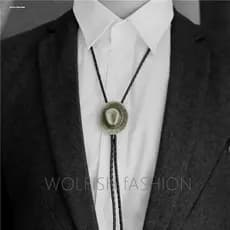 Japonês coreano Retro britânico bolo gravata Denim Polo gravata ocidental masculino colar camisa gravata borboleta colar
