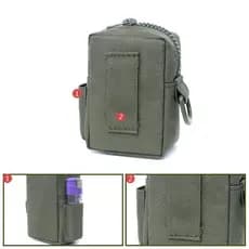 Saco de cigarro tático ao ar livre bolsa de moedas EDC Gadget cintura saco de armazenamento masculino molle acessório sa