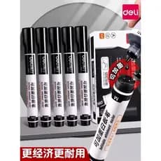 Caneta para quadro branco Deli pode adicionar tinta de grande capacidade apagável cabeça grossa tamanho grande caneta pa