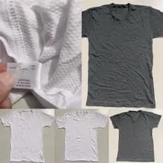 Comércio exterior japonês único masculino de secagem rápida esportes em torno do pescoço de manga curta camiseta ao ar l